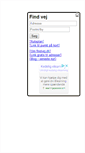 Mobile Screenshot of findvej.dk