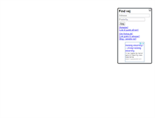 Tablet Screenshot of findvej.dk